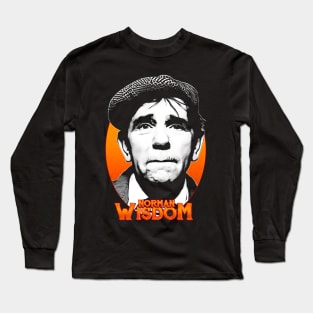 Norman Wisdom Inspired Design Long Sleeve T-Shirt
